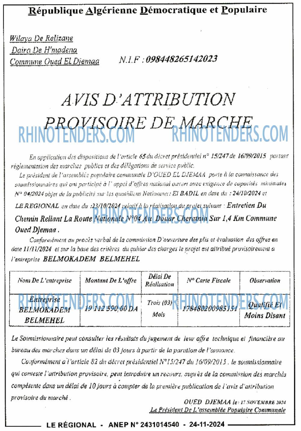 LE REGIONAL