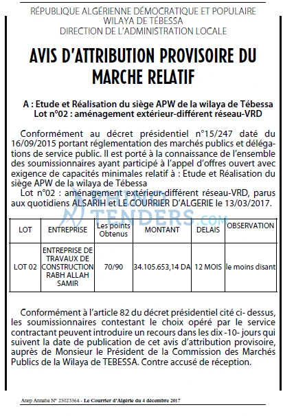 Le Courrier d'Algerie