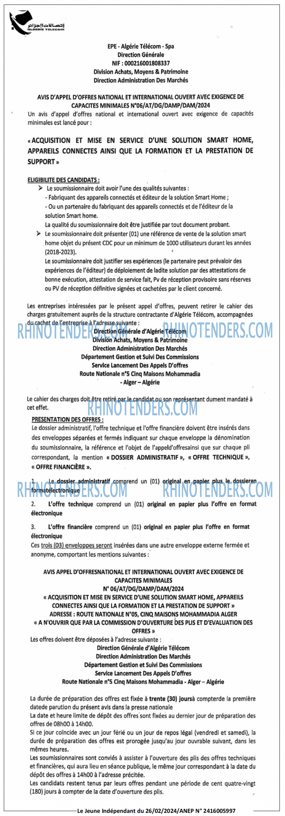 Le jeune indépendant