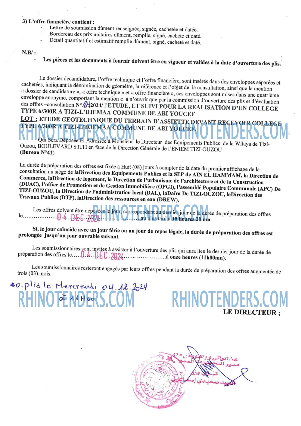 Rhinotenders