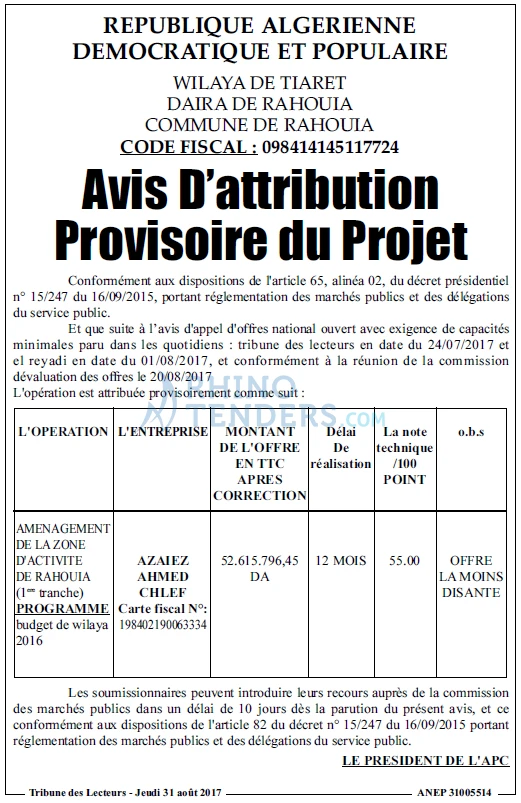 TRIBUNE DES LECTEURS