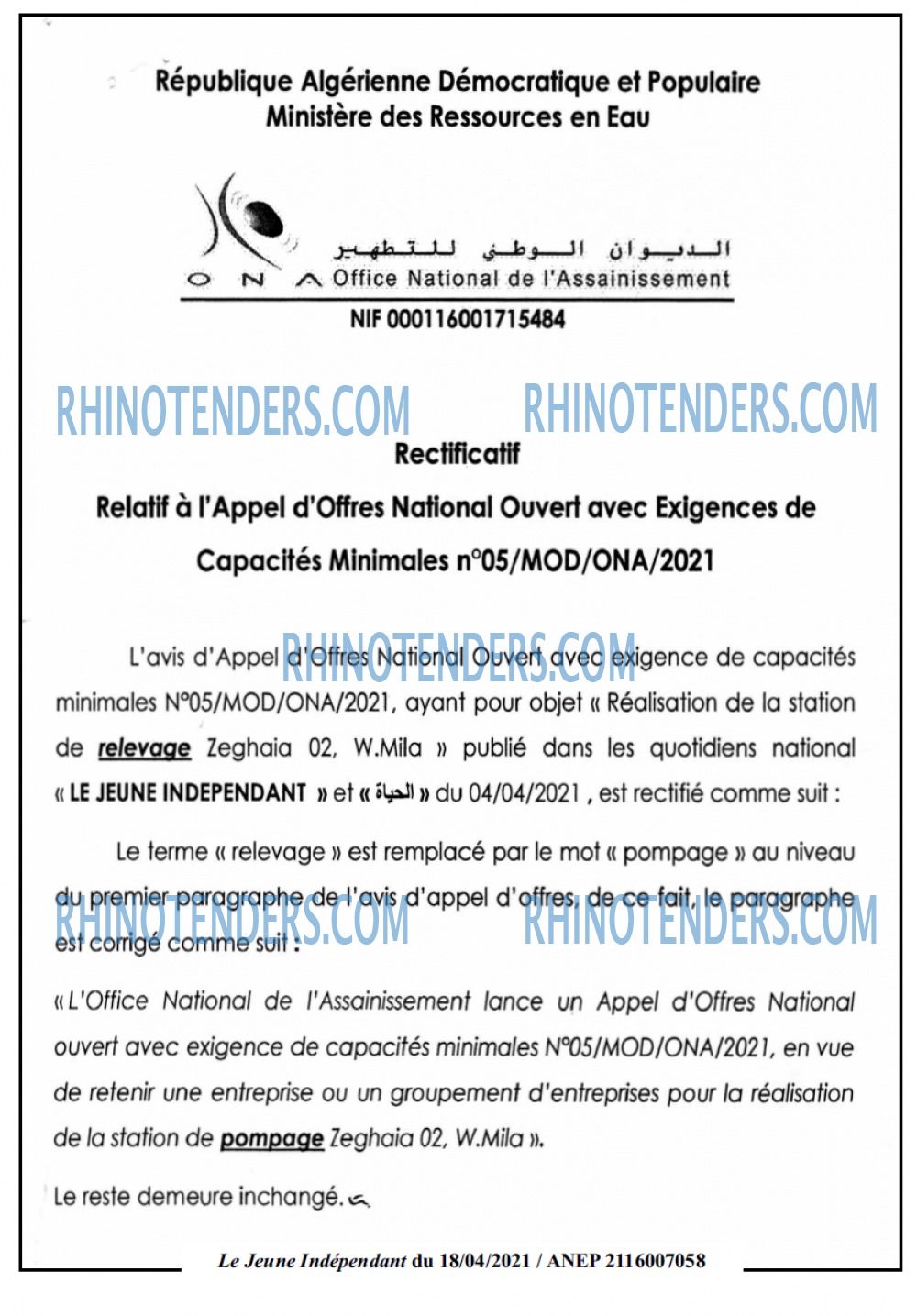 Jeune Independant