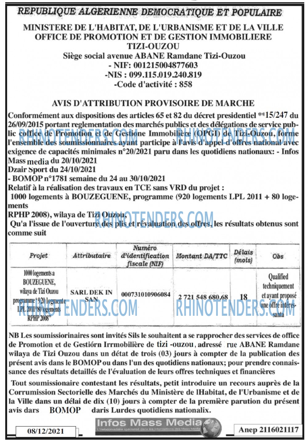 Infos Mass Media