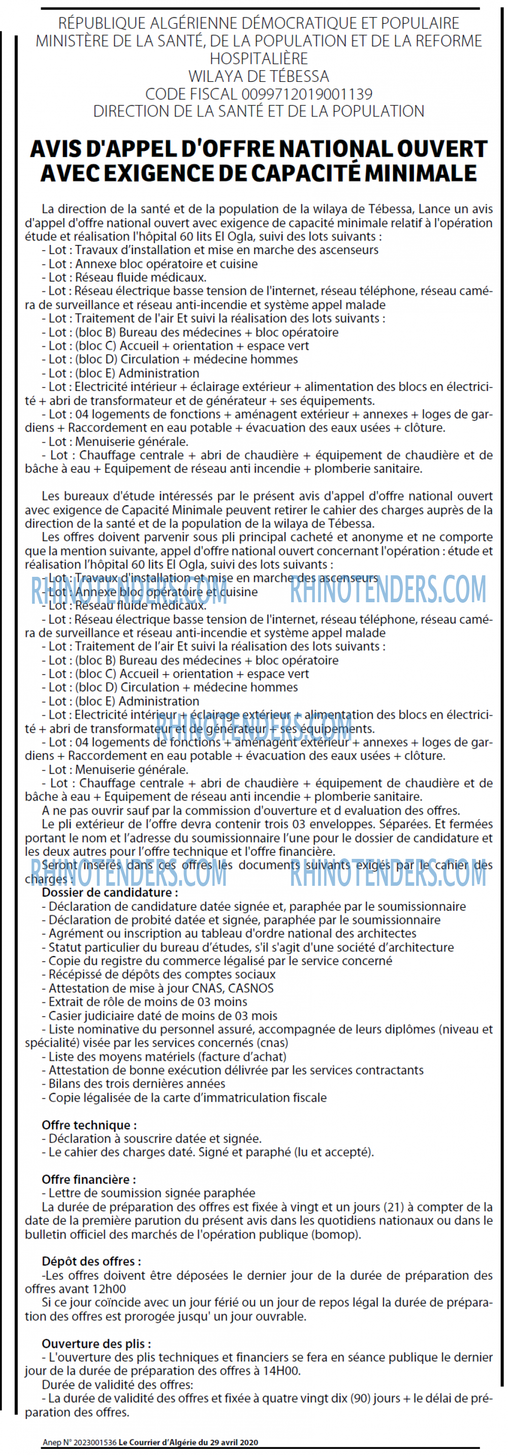 Le Courrier d'Algerie