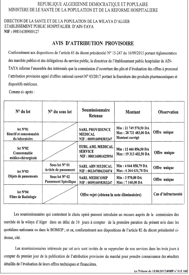 La Tribune