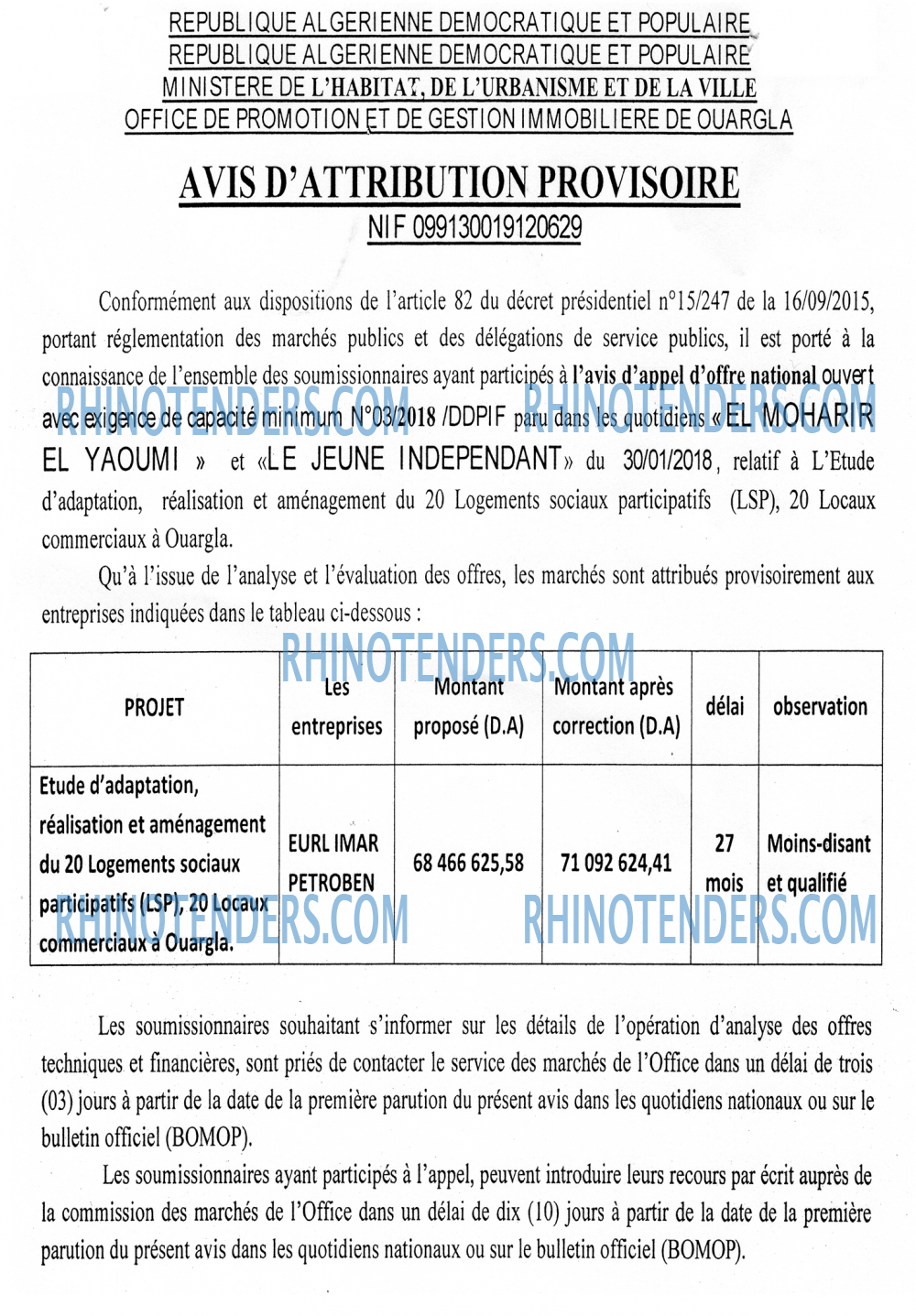 Jeune Independant