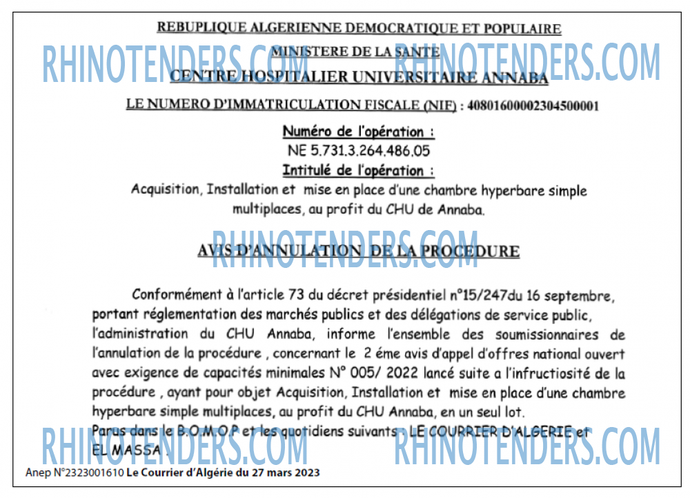 Le Courrier d'Algerie