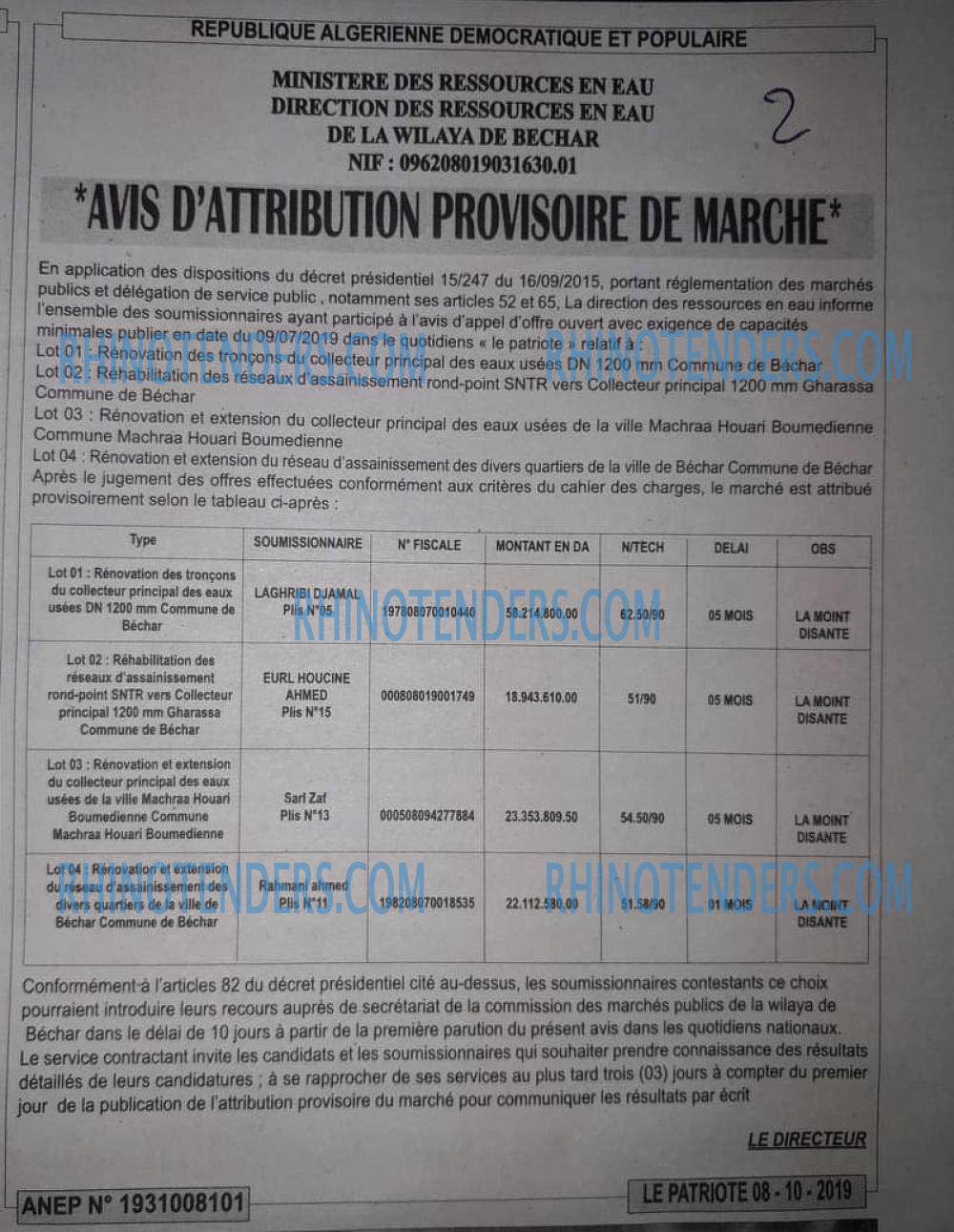 LE PATRIOTE