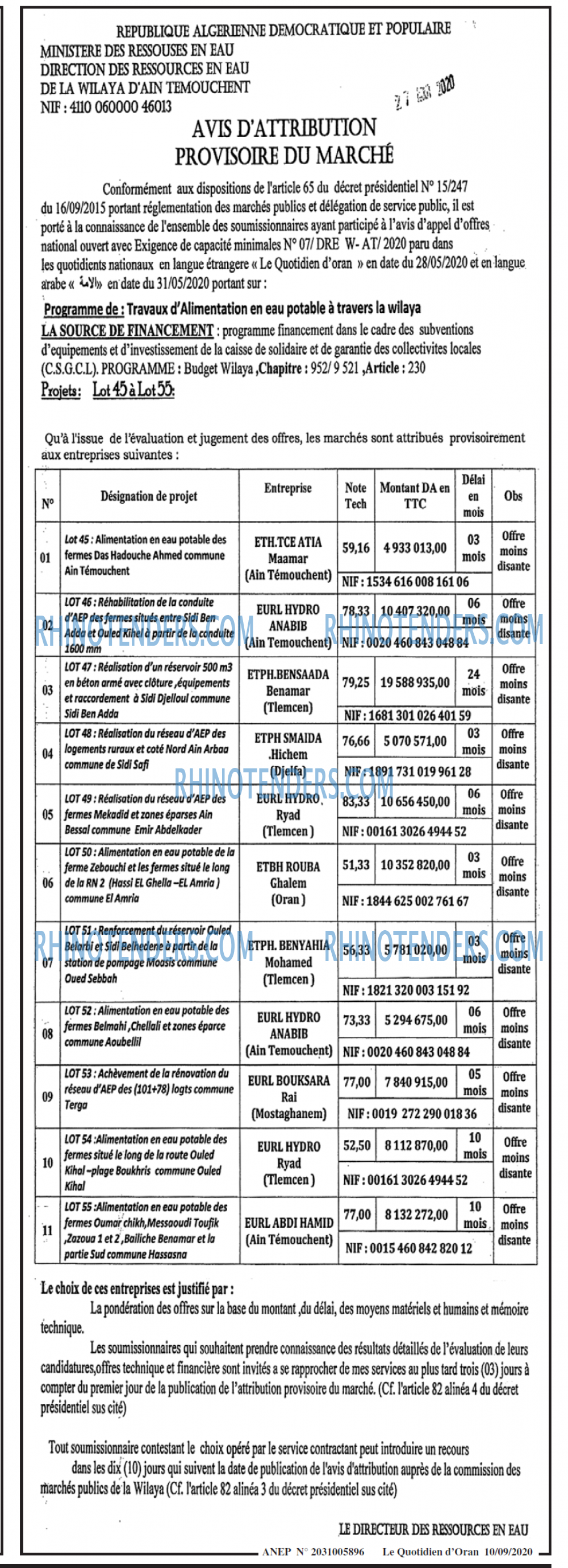 Le Quotidien d'Oran