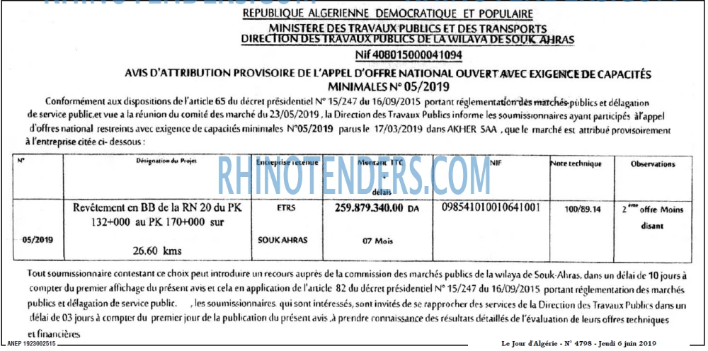 Le Jour d'Algérie