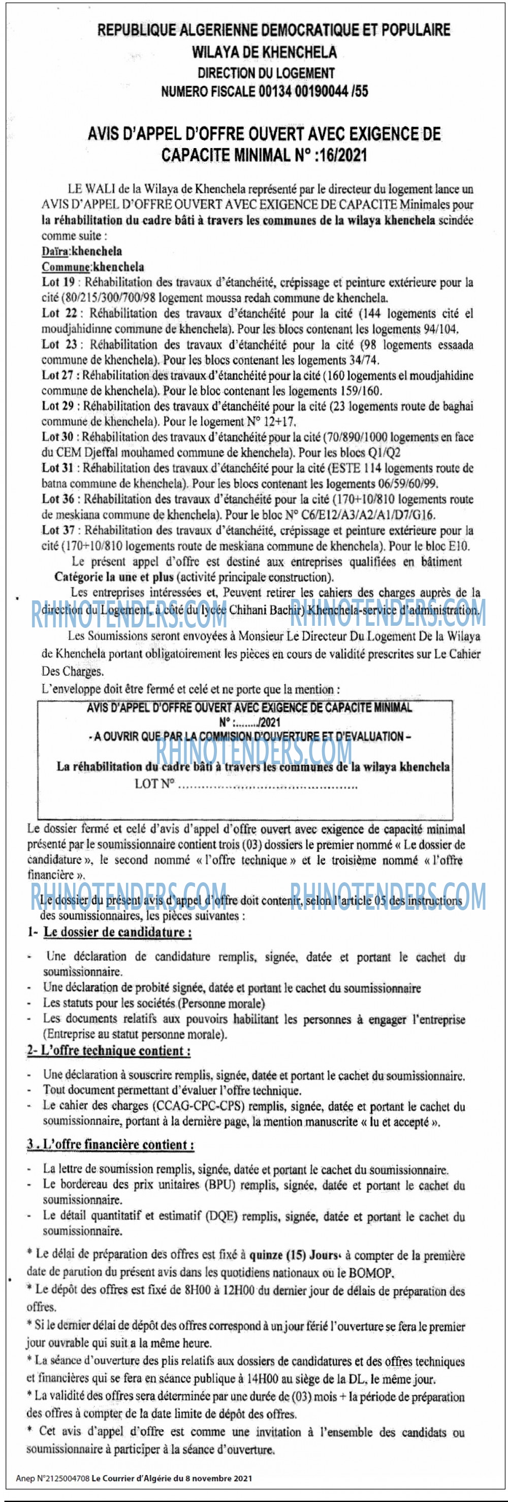 Le Courrier d'Algerie