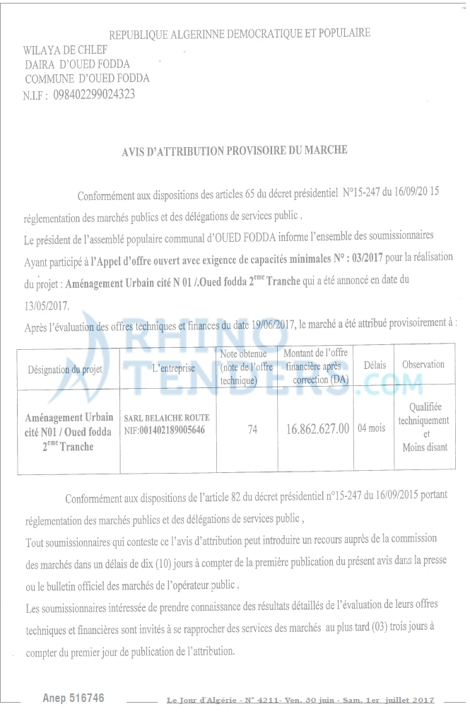 Le Jour d'Algérie