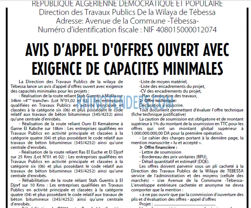 Le Courrier d'Algerie