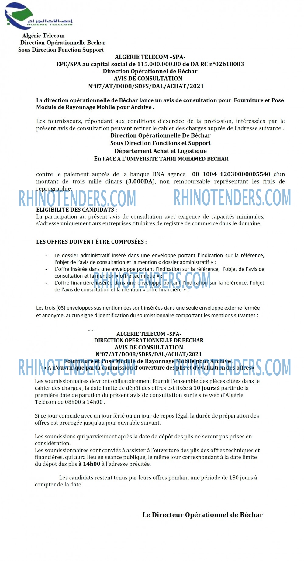 Rhinotenders