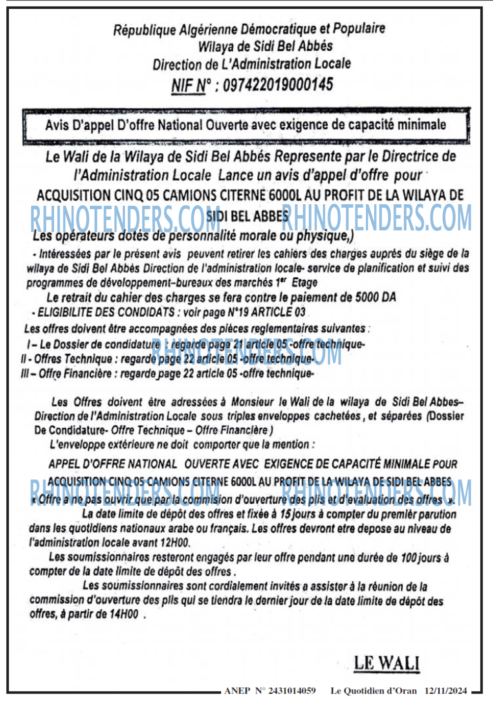 Le Quotidien d'Oran