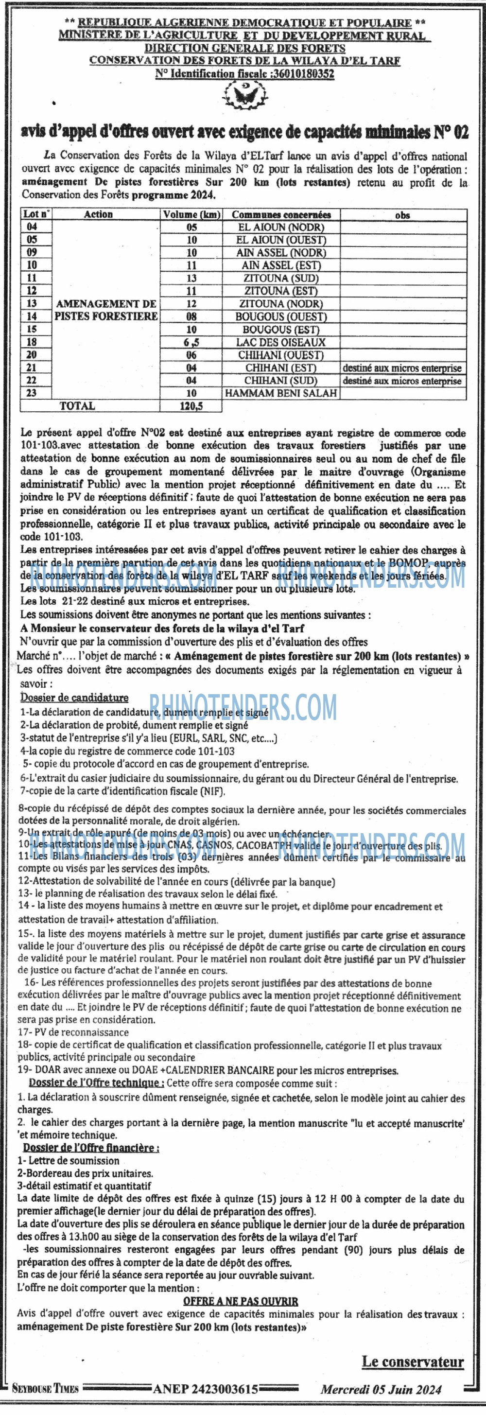 SEYBOUSSE TIMES