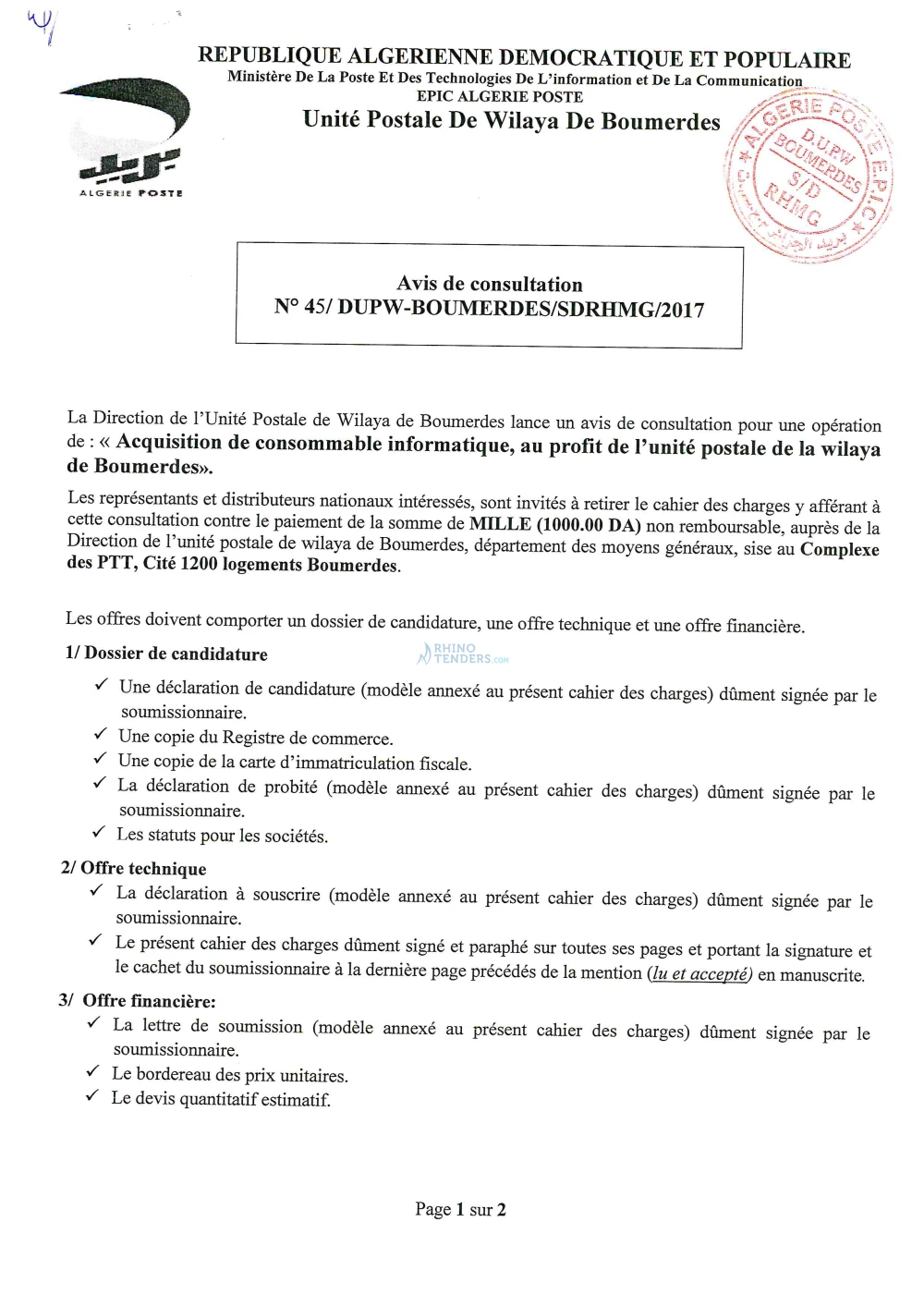 Algérie Poste
