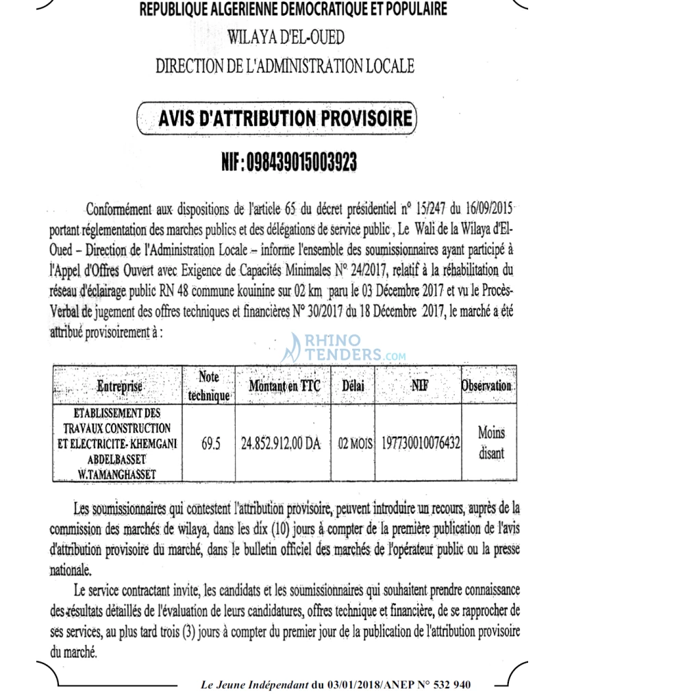 Jeune Independant
