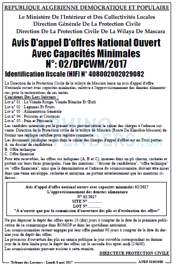 TRIBUNE DES LECTEURS