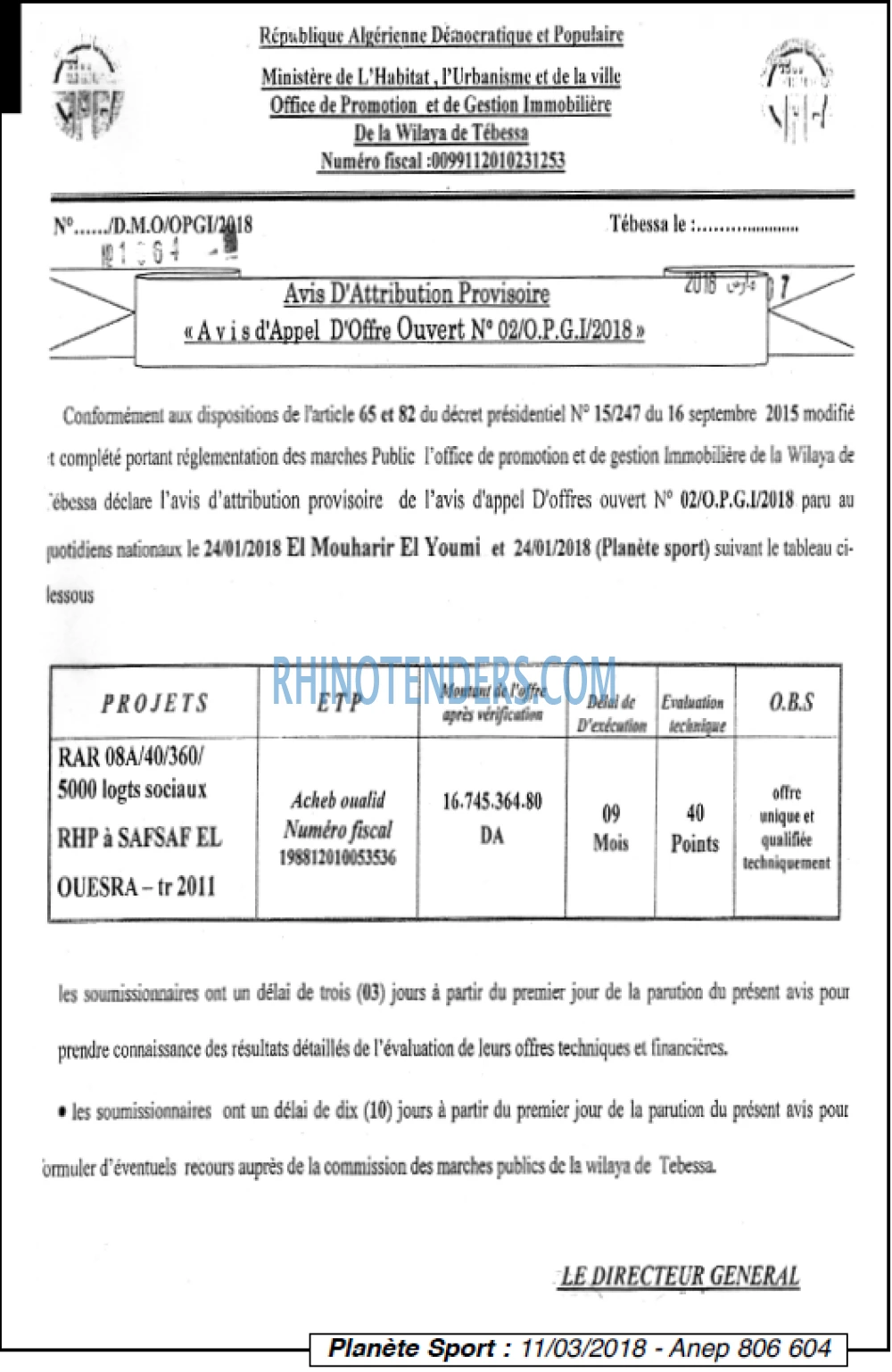 PLANETE SPORT