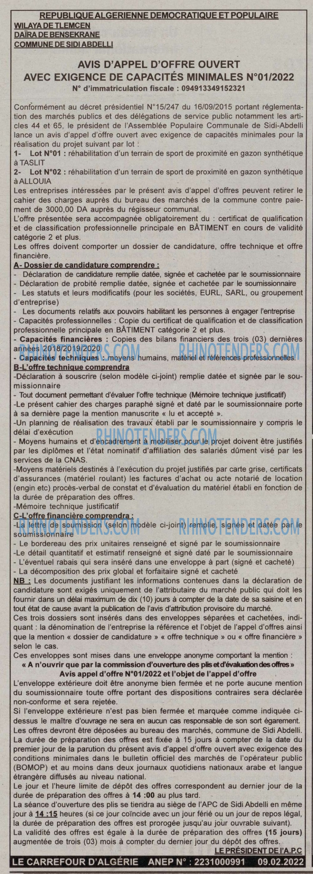 Le Carrefour d'Algérie