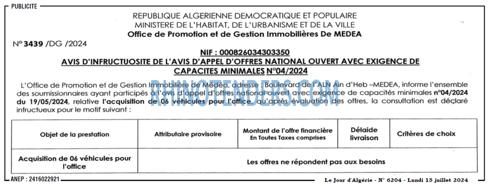 Le Jour d'Algérie