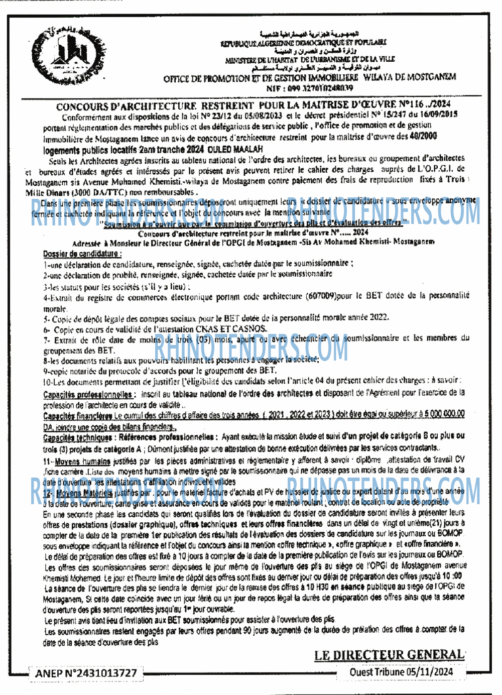 ouest TRIBUNE