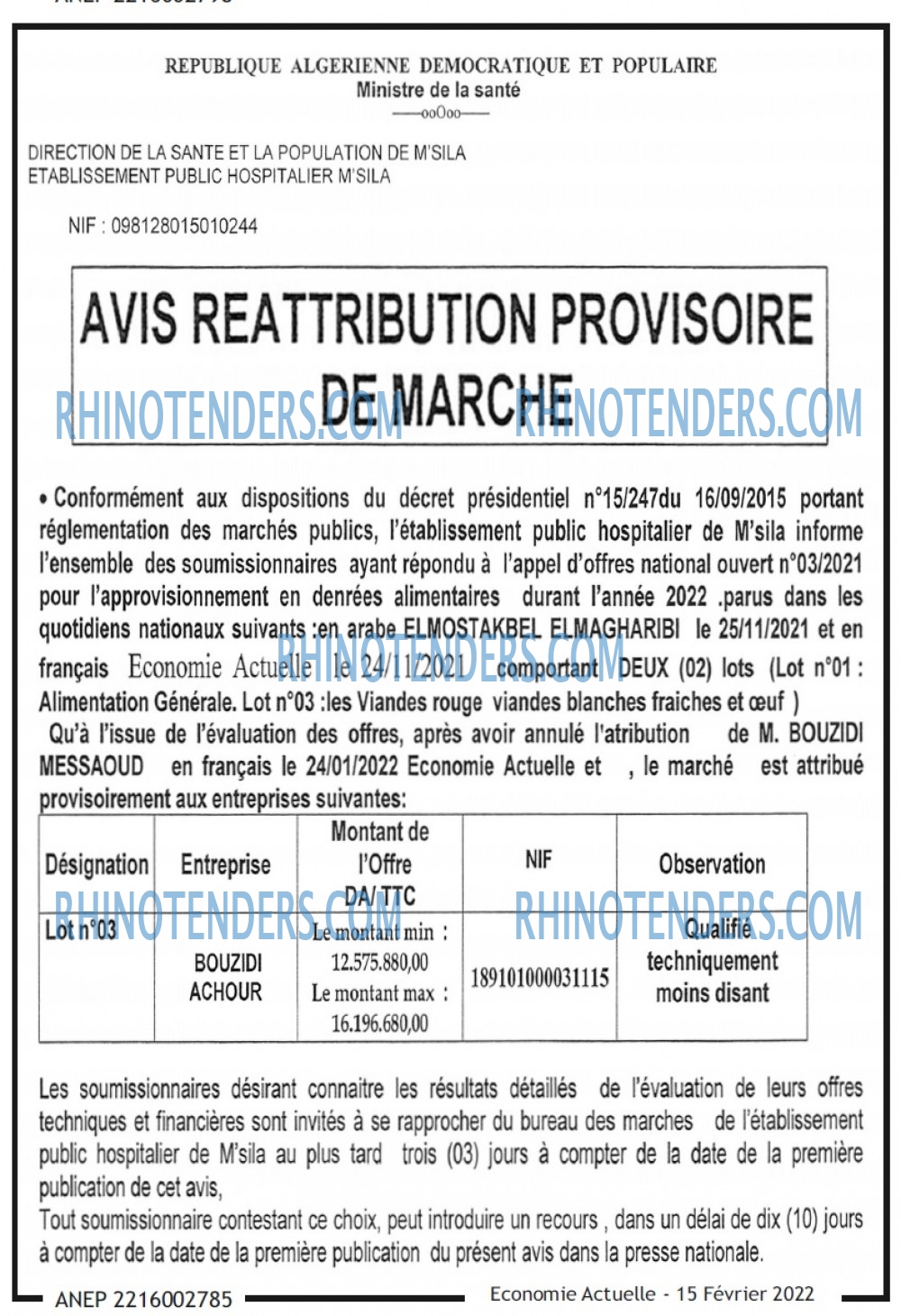 Economie Actuelle
