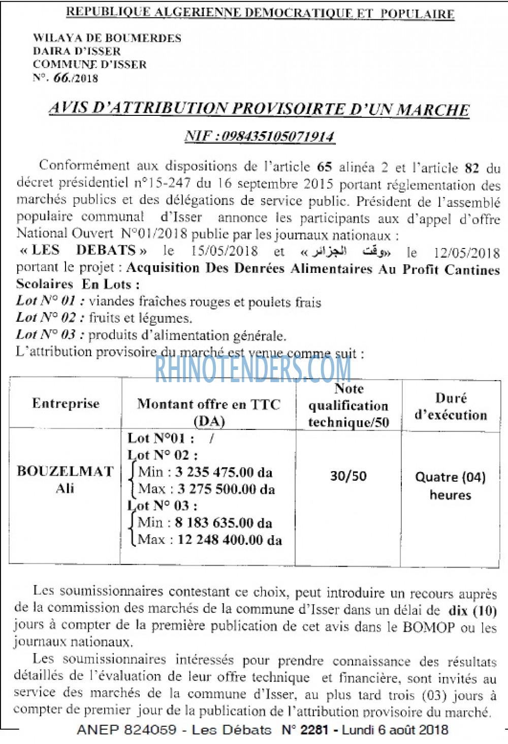 Les Debats