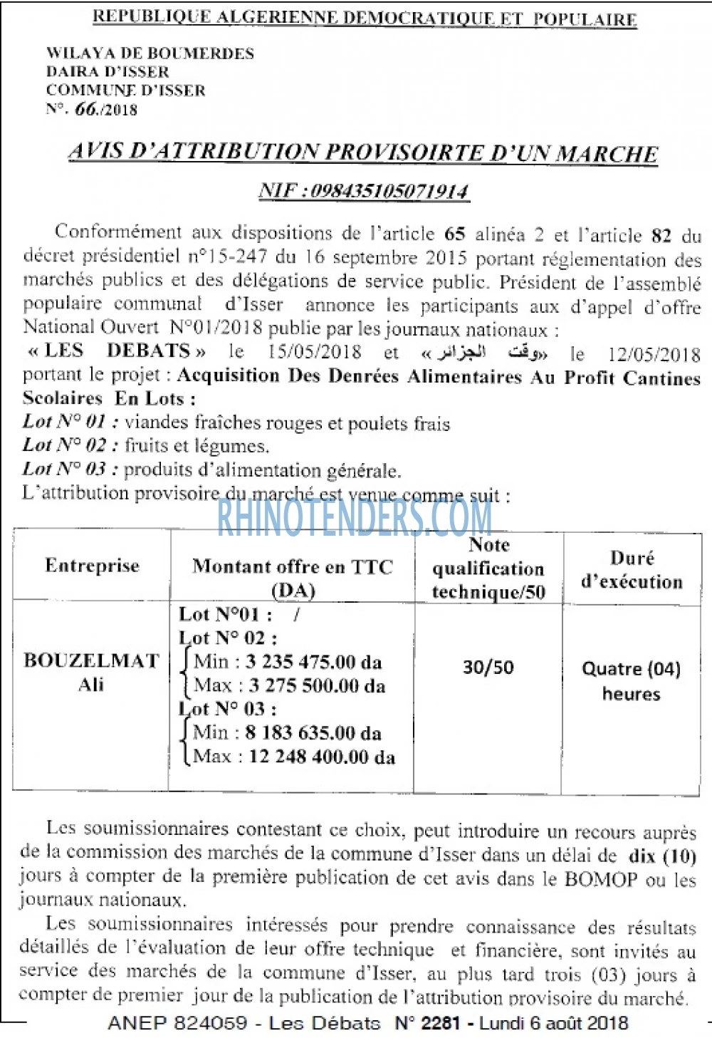Les Debats