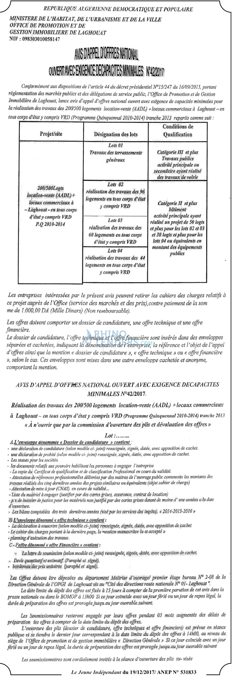 Le jeune indépendant