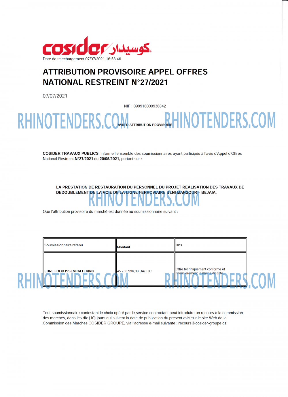 Rhinotenders