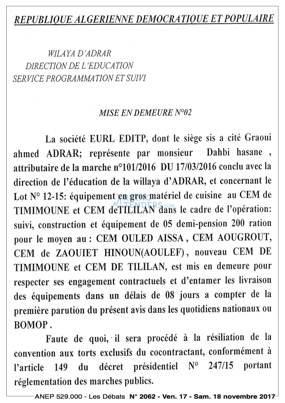 Les Debats