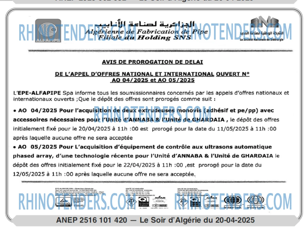 LE SOIR D'ALGERIE