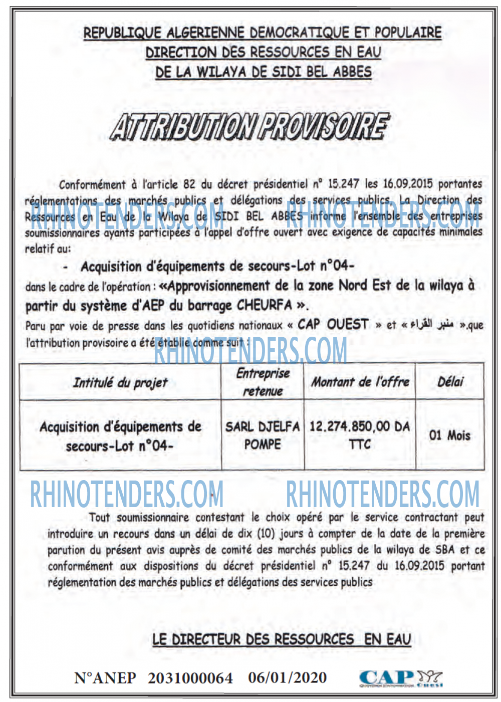 CAP OUEST