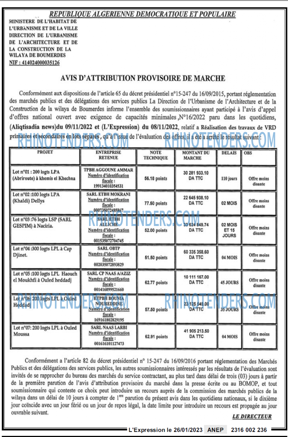 L'EXPRESSION