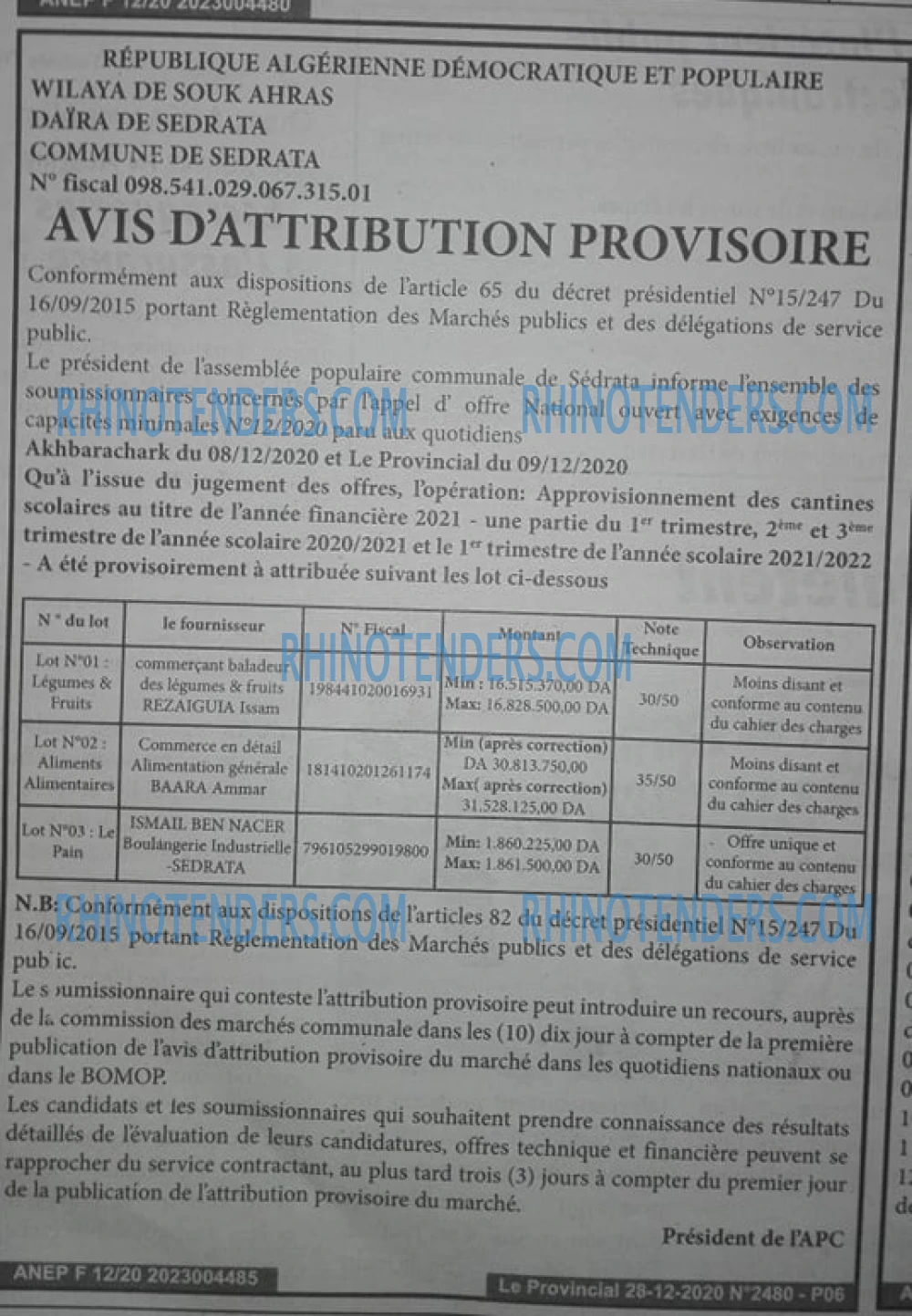 LE PROVINCIAL
