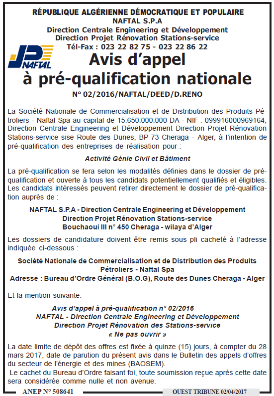 ouest TRIBUNE