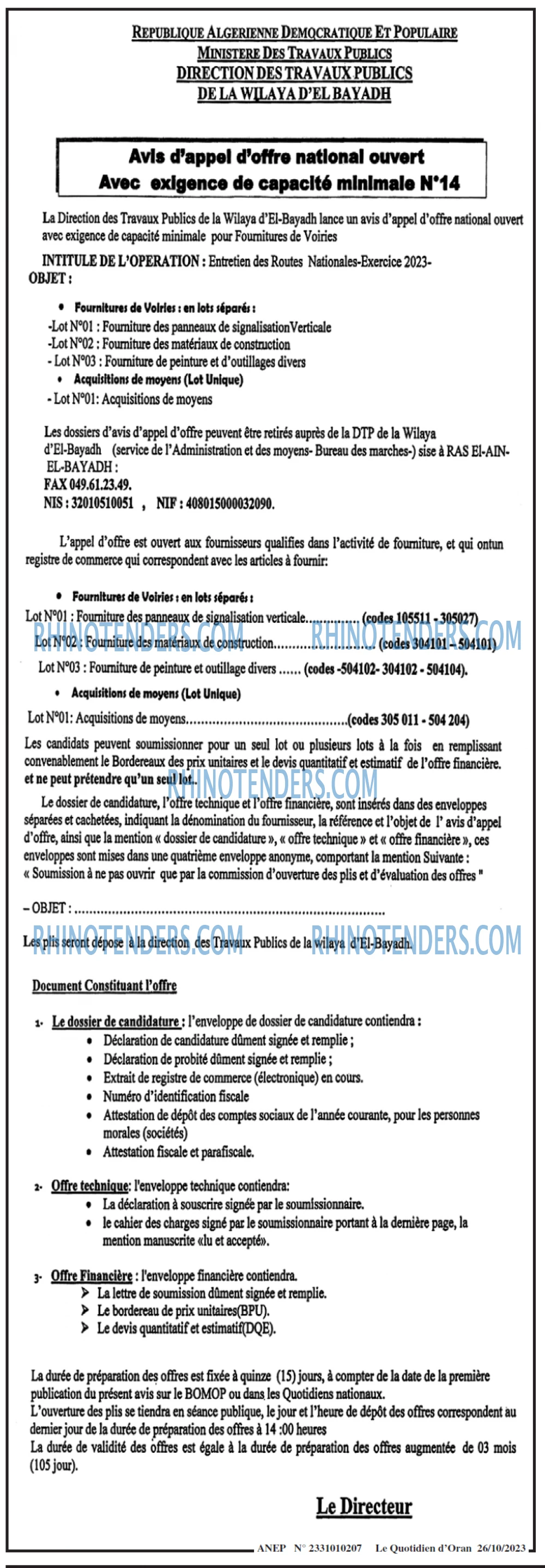 Le Quotidien d'Oran