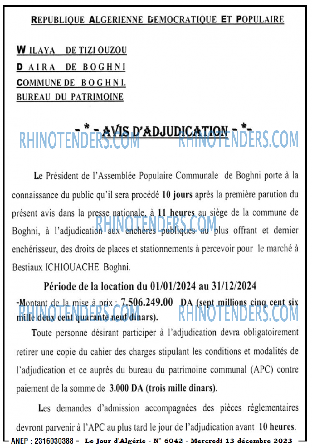 Le Jour d'Algérie