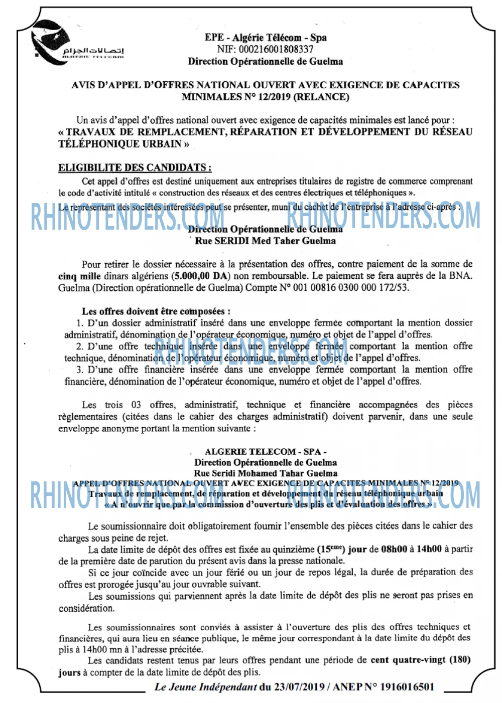 Jeunesse d'Algerie