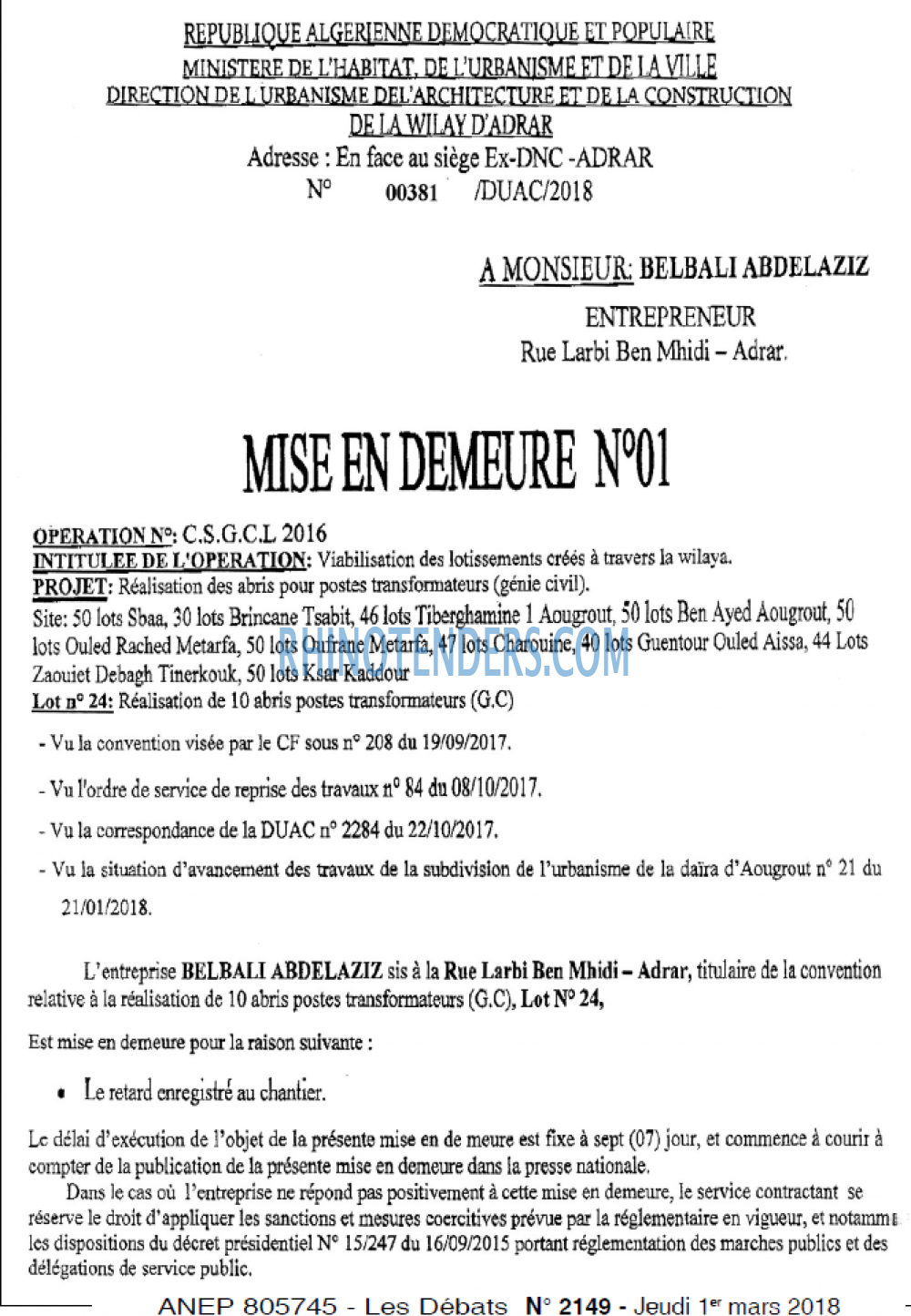 Les Debats
