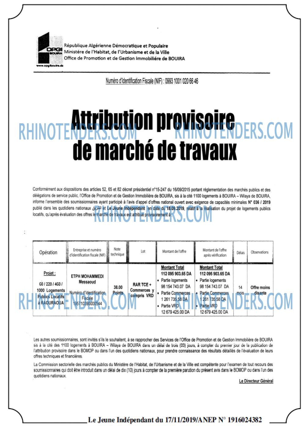 Le jeune indépendant