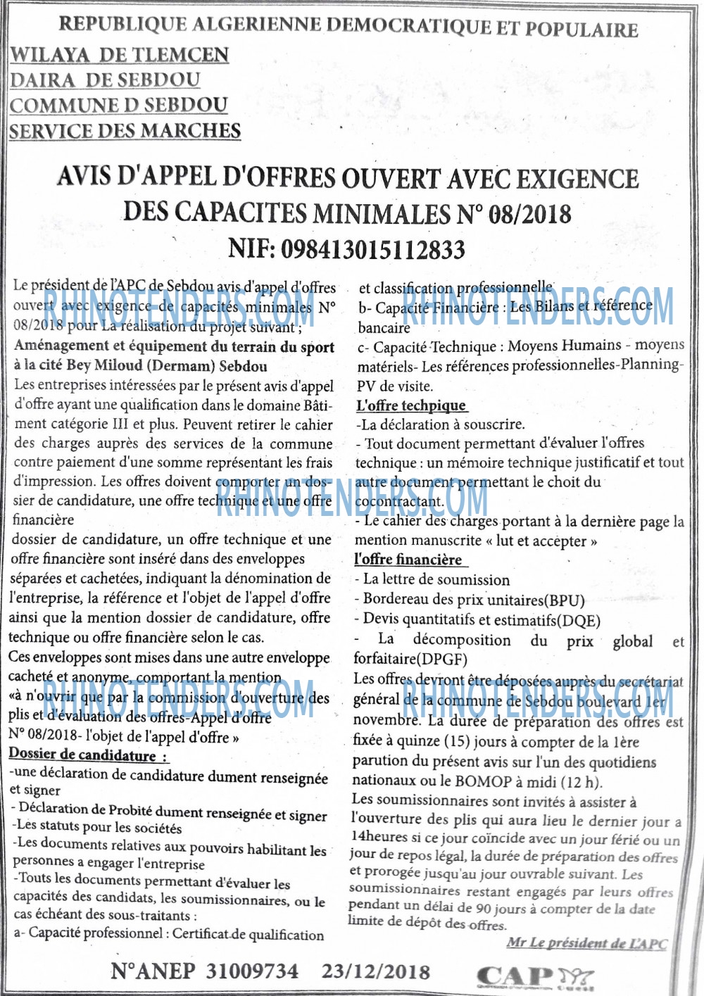 CAP OUEST