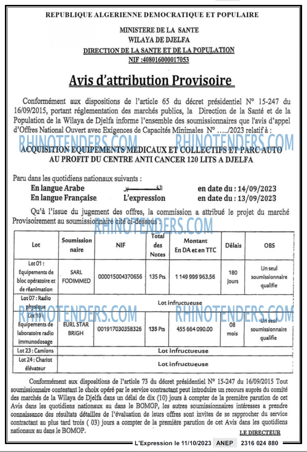 L'EXPRESSION