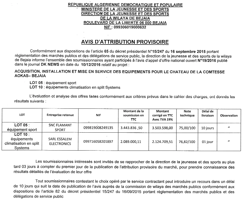 LA DEPECHE DE KABYLIE
