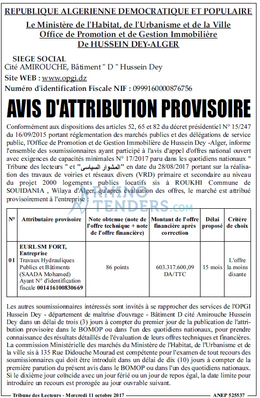 TRIBUNE DES LECTEURS