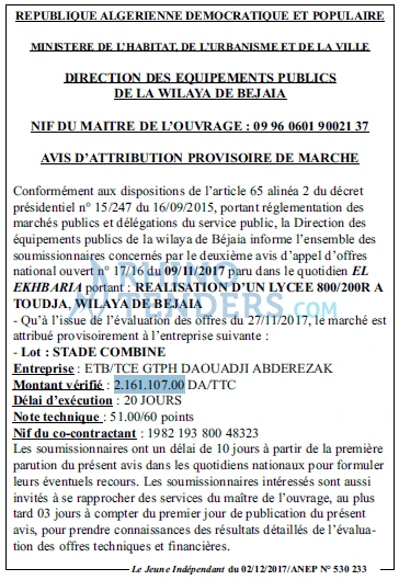 Jeune Independant