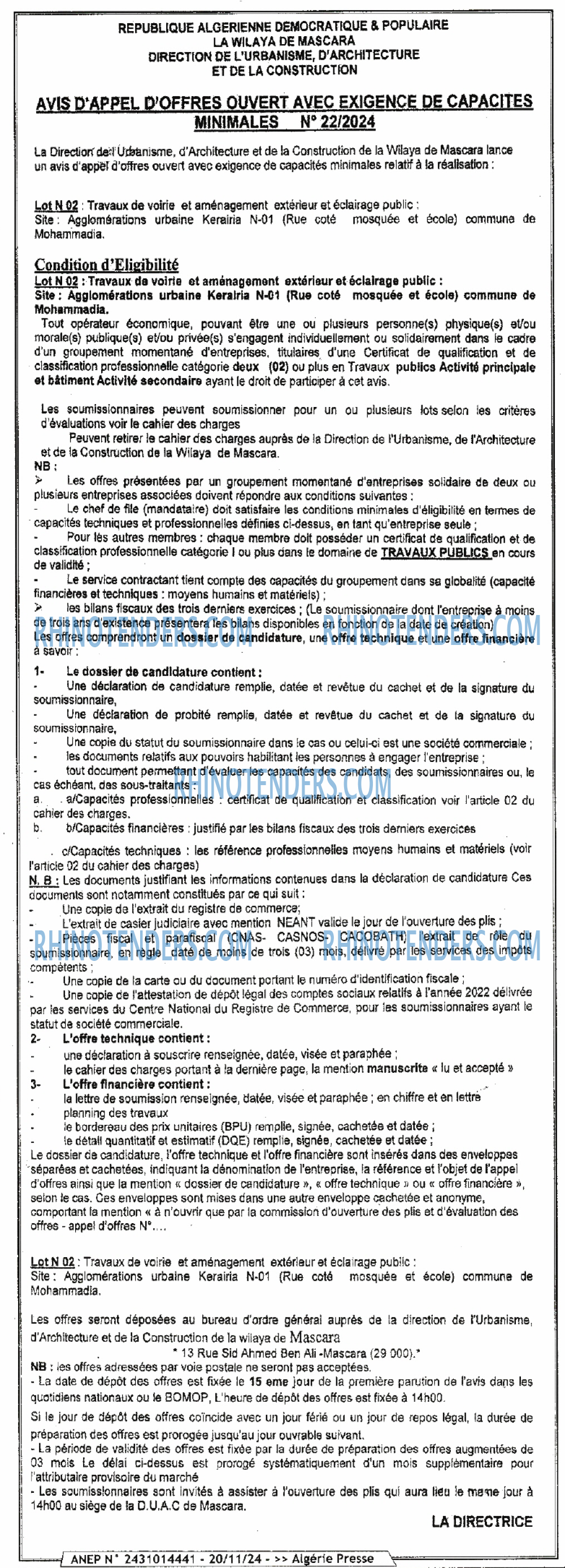 ALGERIE PRESSE