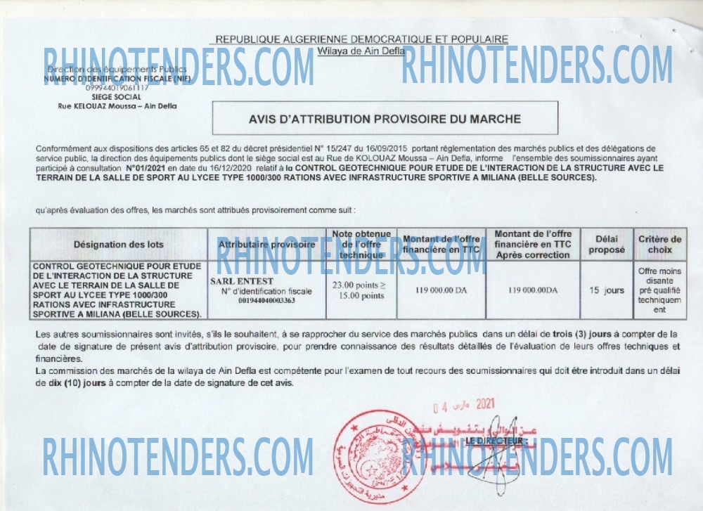 Rhinotenders